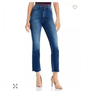 MOTHER Jeans Hustler Ankle Fray Night Clubbing size 26